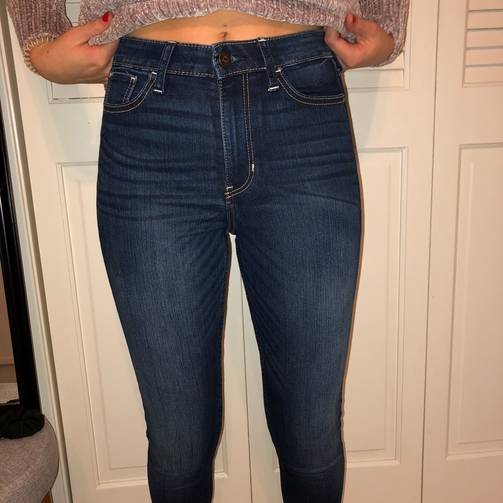 •high rise skinny jean